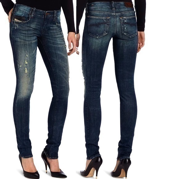 Diesel Jeans Nwt Diesel Industry Italy Low Slim Stretch Skinny